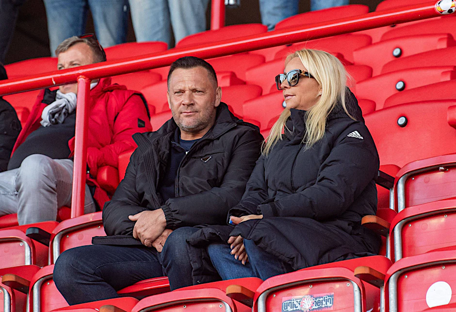 Pal Dardai, hier mit Ehefrau Monika, pendelt täglich nach Budapest, um Job und Familie miteinander zu vereinbaren.