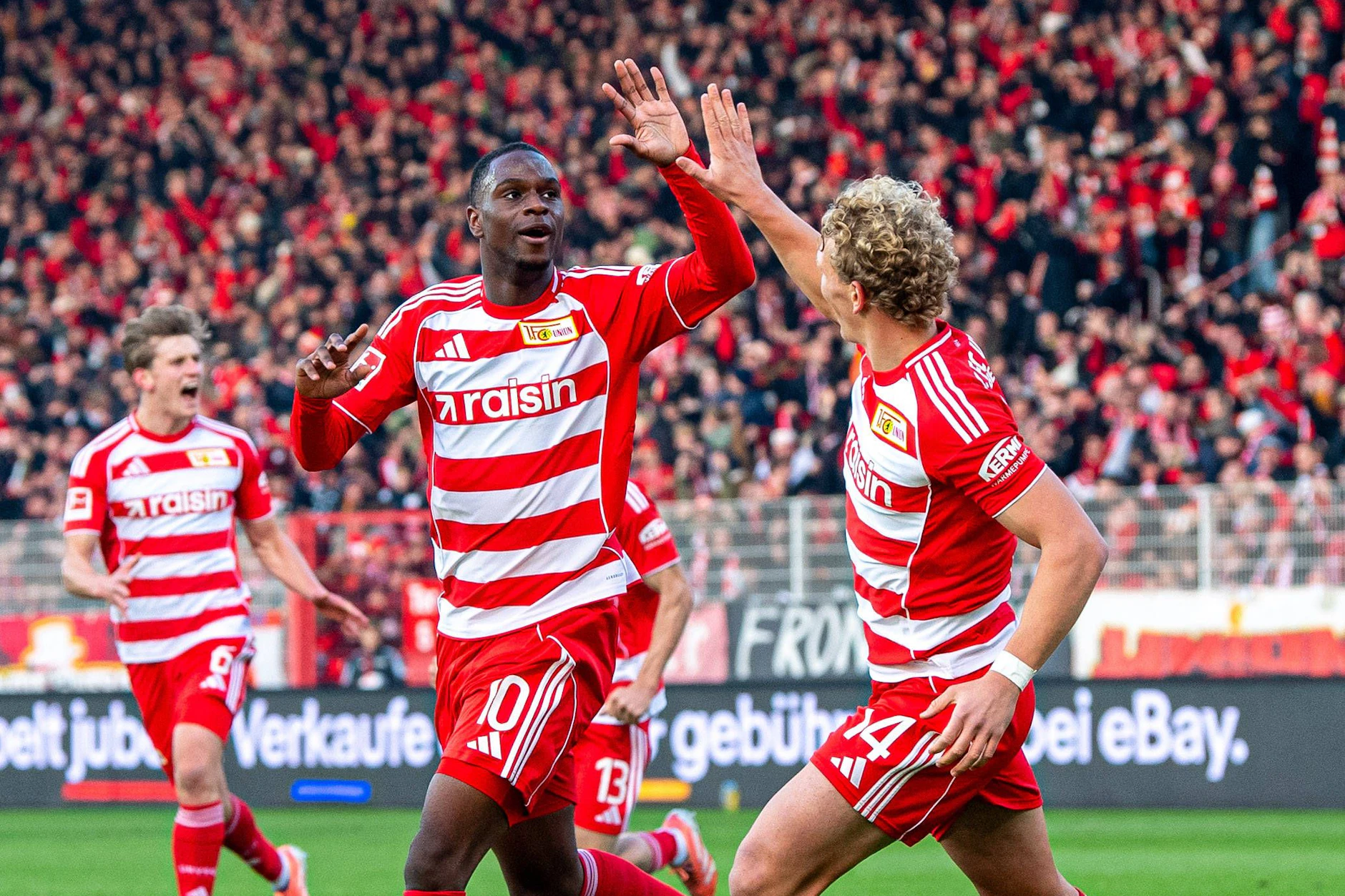 Ilyas Ansah und Leopold Querfeld jubelten in dieser Saison bereits über vier Treffer gegen den FC Bayern. Jetzt sollen weitere Tore in München folgen.