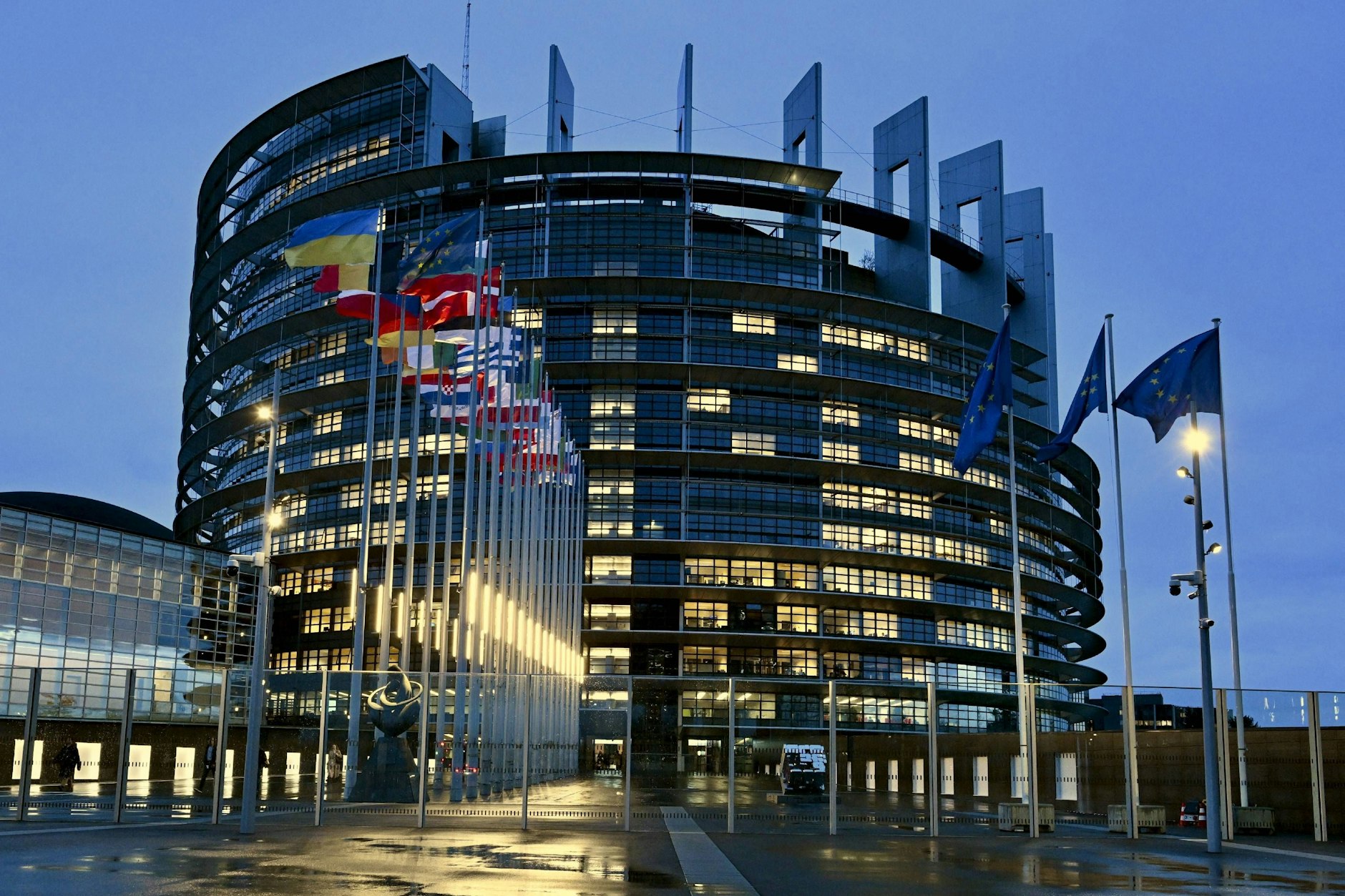 Das Europäische Parlament in Straßburg