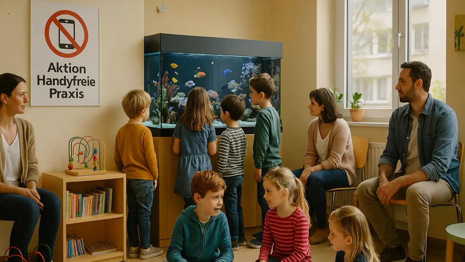 So soll es in der Arztpraxis von Steven Rohbeck in Zukunft aussehen. (KI-generiert)