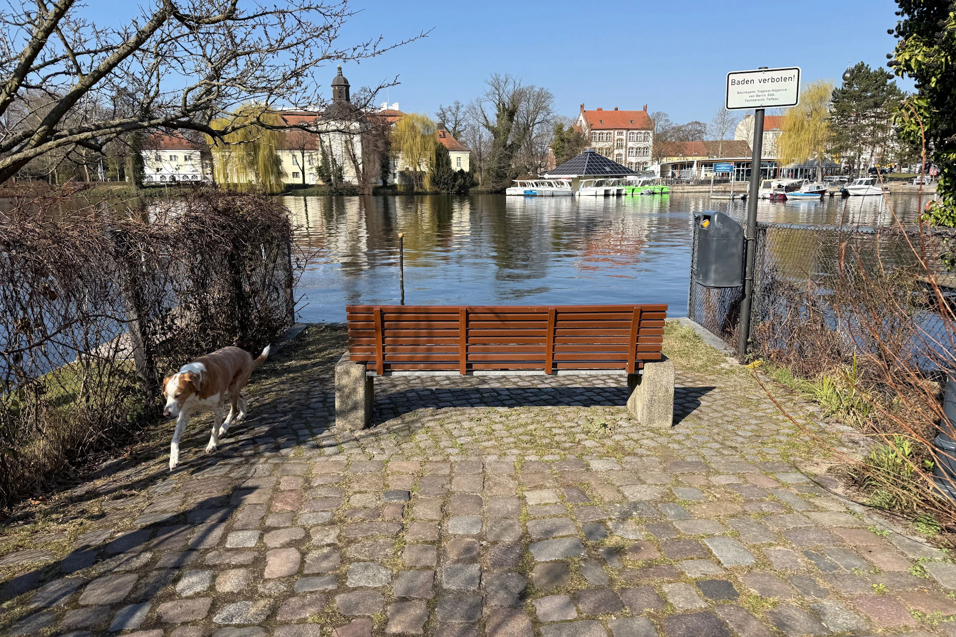 Das Schloss in Köpenick liegt unmittelbar am Wasser und ist ein beliebtes Fotomotiv.