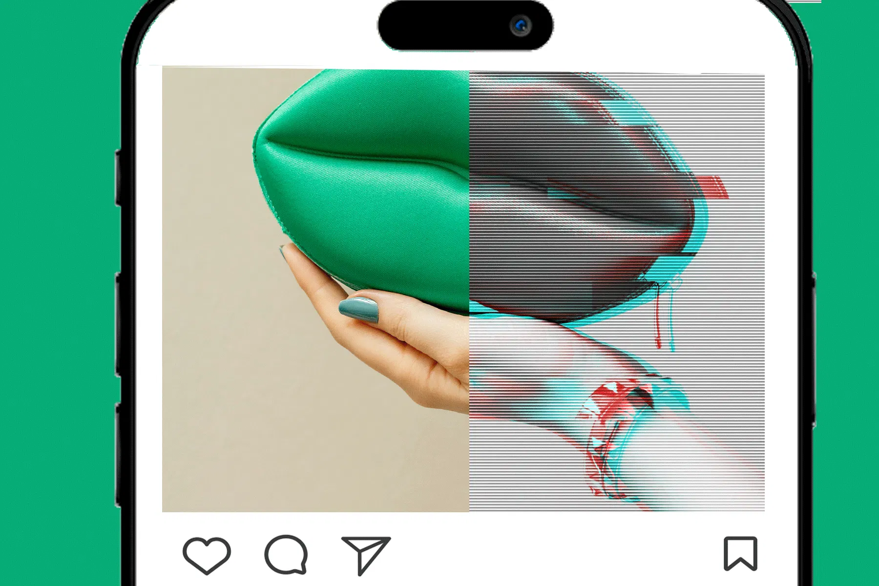 Glitch im System: Auf Instagram gibt’s tatsächlich Dinge, die gibt’s gar nicht.