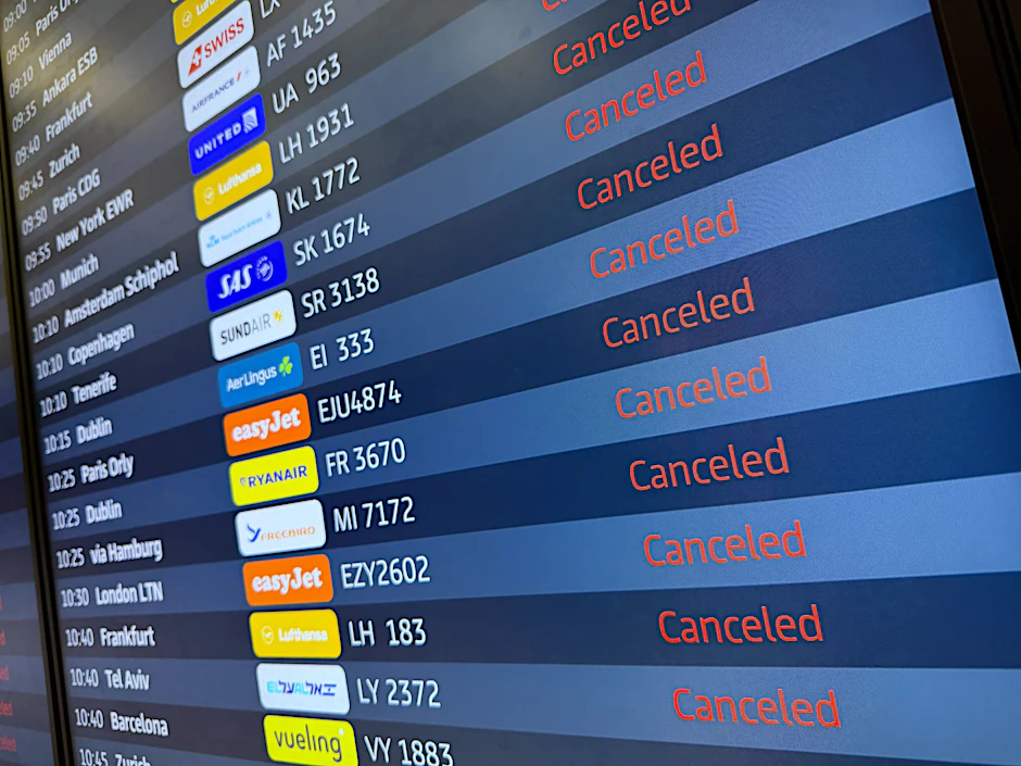 Nichts geht mehr am Flughafen BER: Alle Flüge sind seit 5 Uhr morgens gecancelt worden.