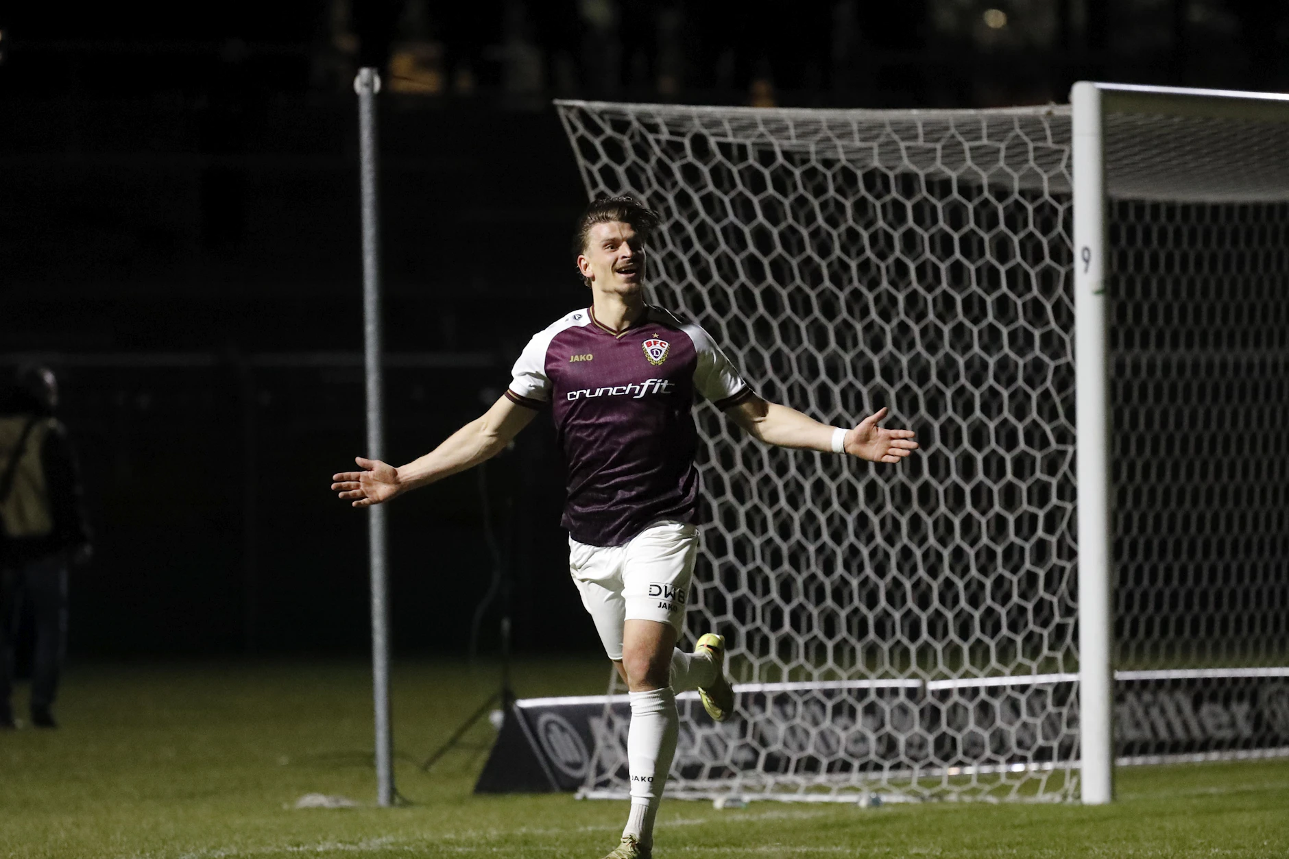 Leander Fritzsche will auch gegen Altglienicke wieder so schön jubeln