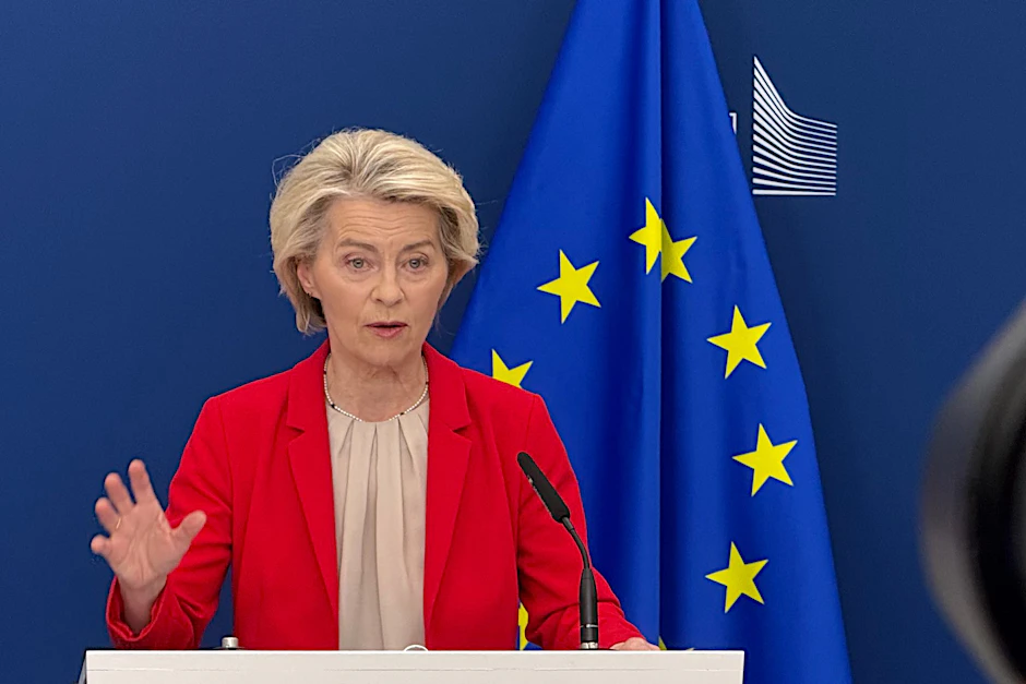 EU-Kommissionspräsidentin Ursula von der Leyen: Sie fordert noch mehr Sanktionen.