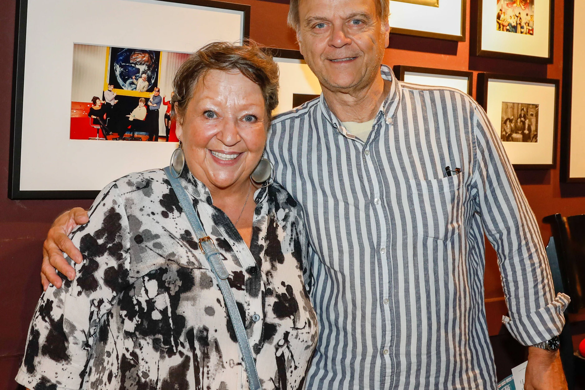 Angelika Mann und ihr Mann Ralf Rasch bei einer Premiere. Die beiden hatten 2107 auf der ostfriesischen Insel Langeoog geheiratet.