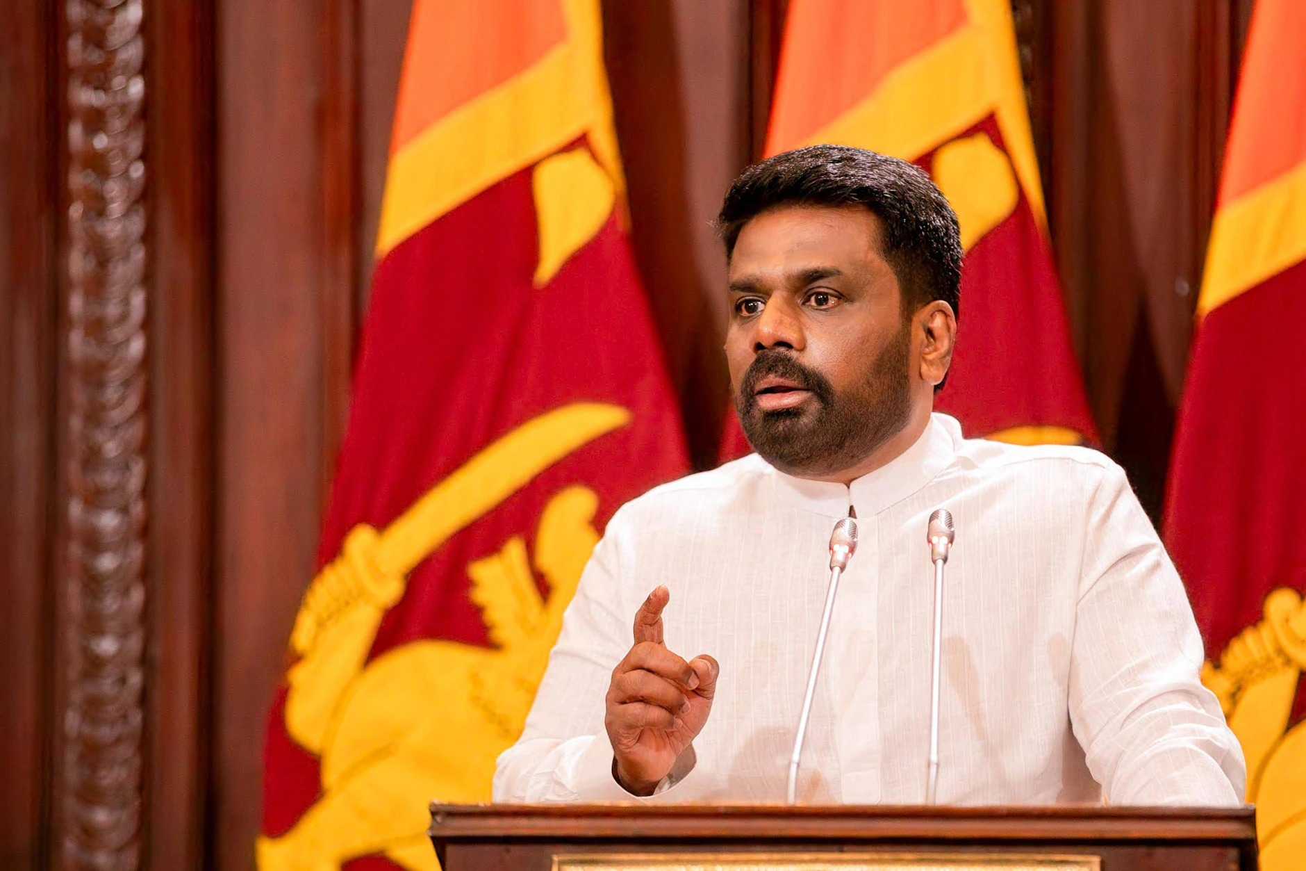 Sri Lankas Präsident Anura Kumara Dissanayake verweigerte den USA Anfang März die Landung von Militärflugzeugen.