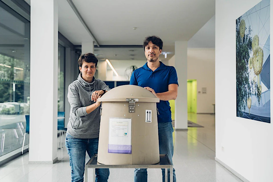 International vernetzt: Nadine Münch und Dr. Daniel Freund schicken Nabelschnurstammzellen nach Kanada
