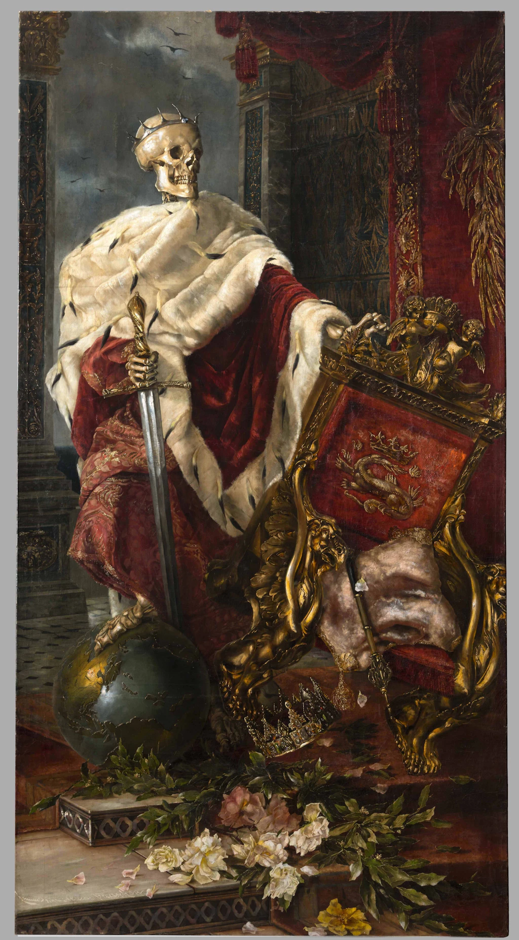Ein Kunstskandal im Jahr 1887: „Mors Imperator“ galt sogar als Majestätsbeleidigung