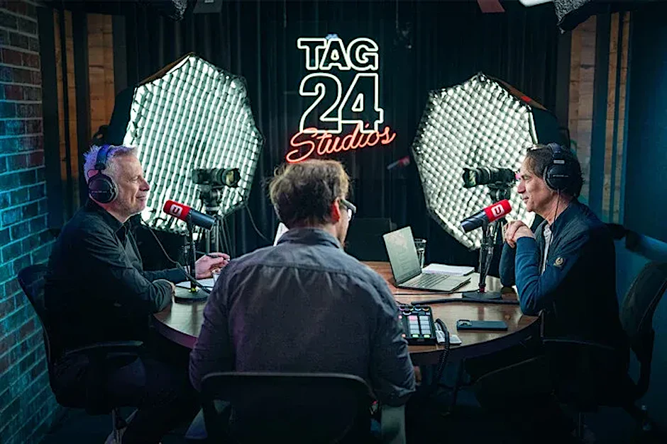 Die Podcaster Peter Stawowy (l.) und Robert Kuhne