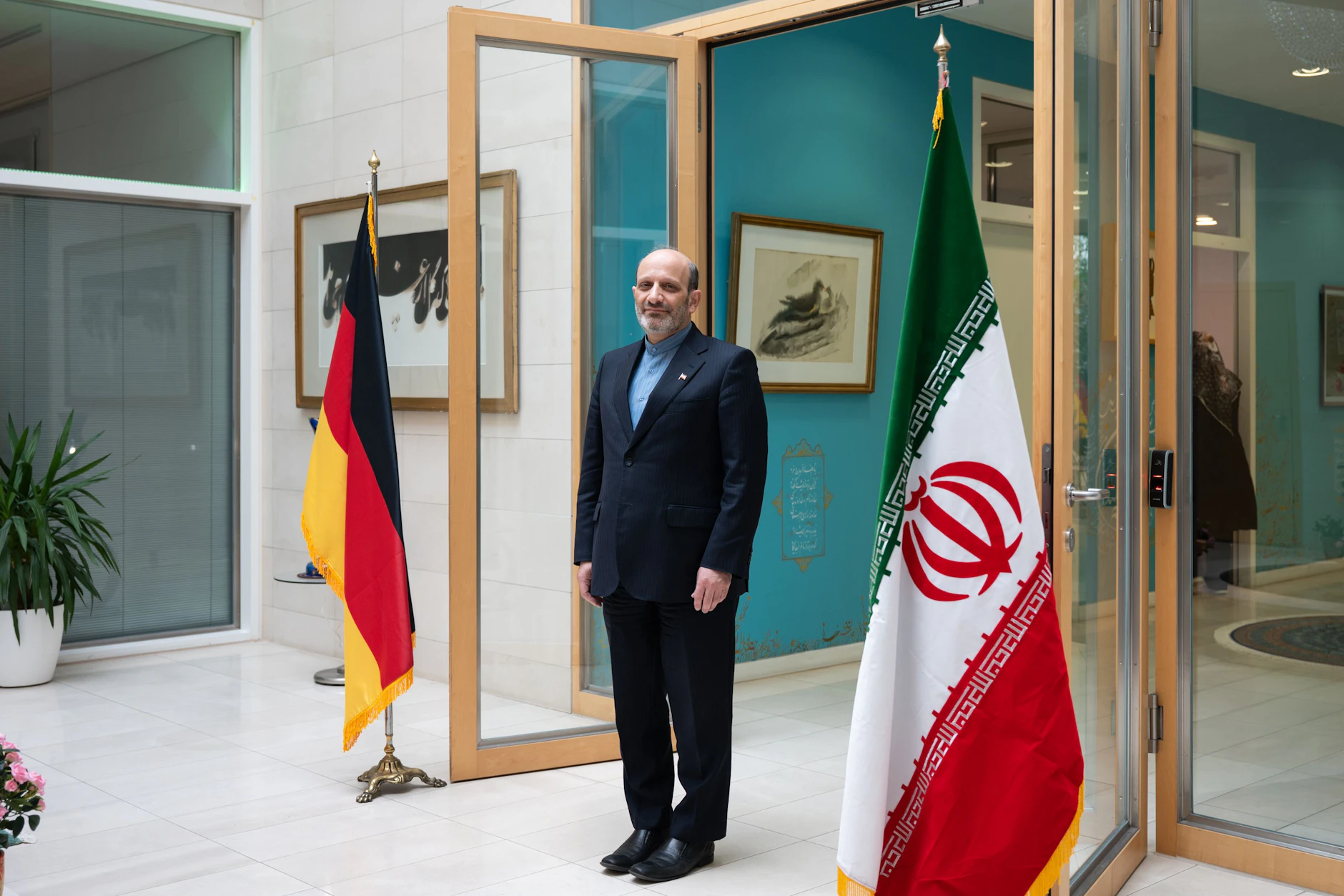 Der iranische Botschafter Majid Nili Ahmadabadi in Berlin.