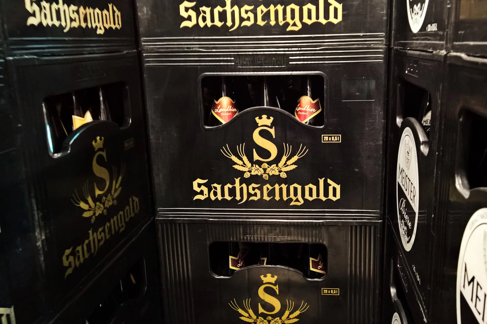 Zu den Produkten der Mauritius Brauerei in Zwickau gehört auch Sachsengold.