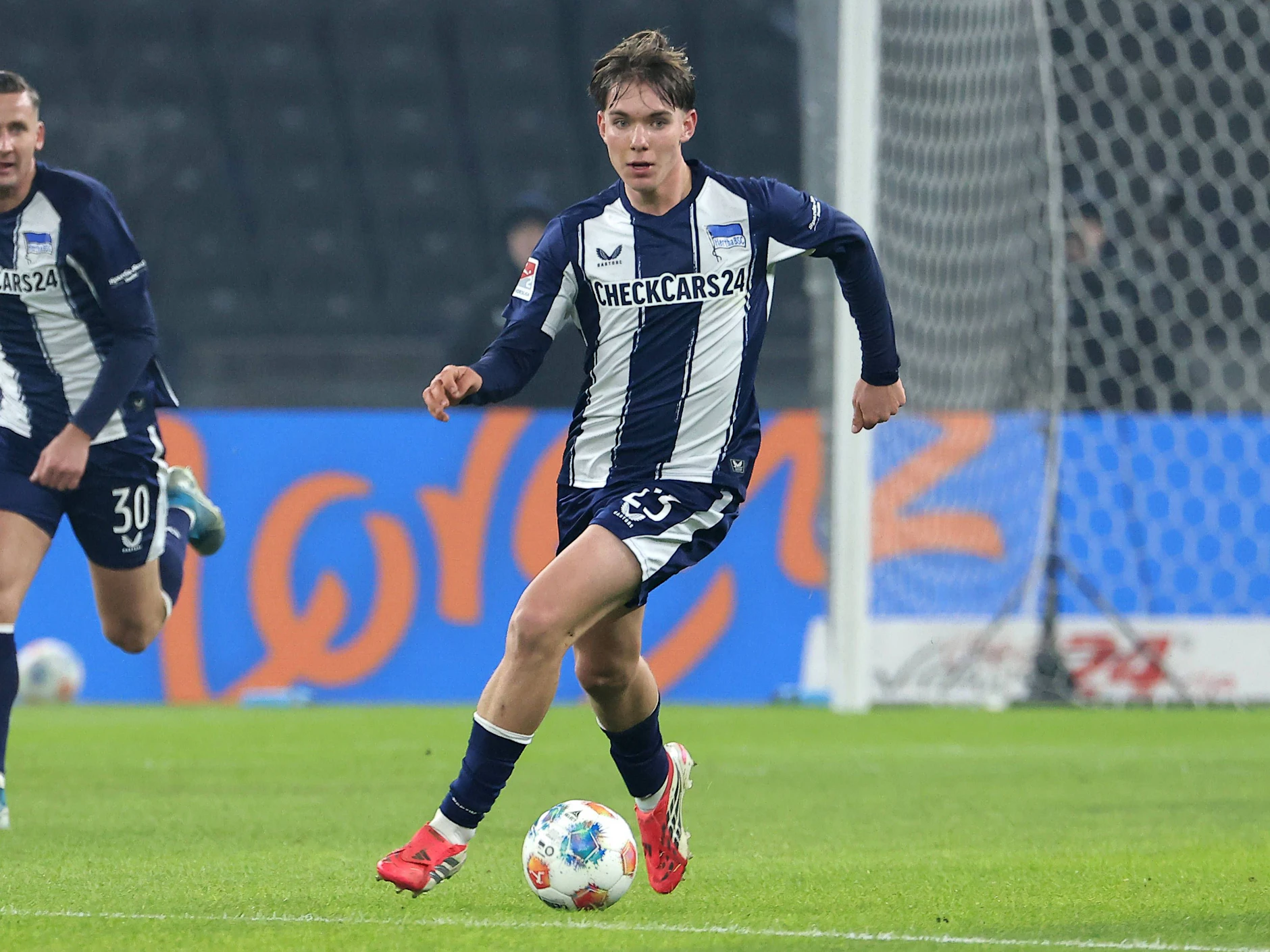 Kennet Eichhorn zeigte bis zu seiner Verletzung im Januar Topleistungen. Das 16-jährige Wunderkind wurde bei Hertha-Trainer Stefan Leitl Stammspieler.