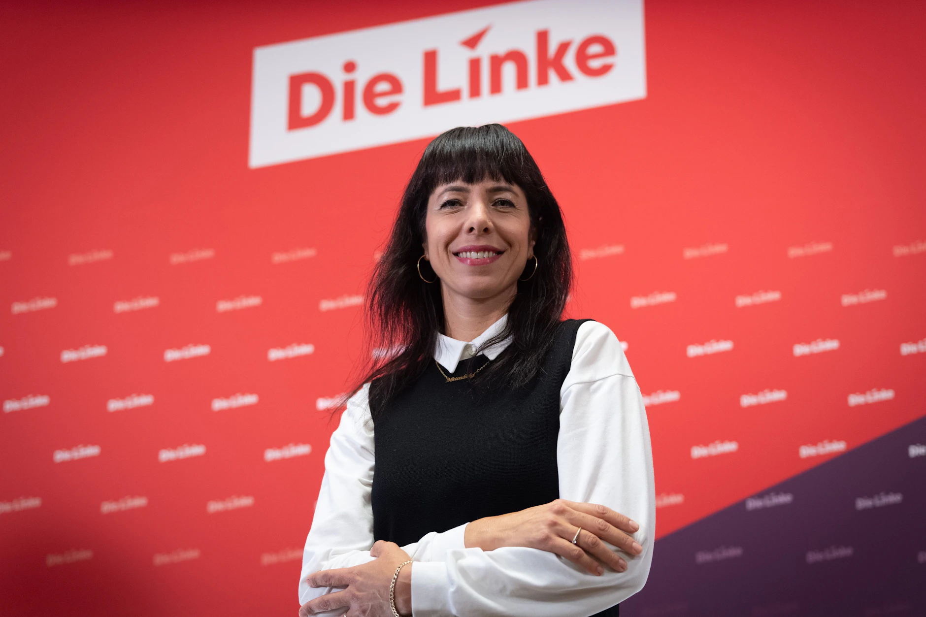 Elif Eralp, Spitzenkandidatin der Berliner Linken für die Wahl zum Abgeordnetenhaus