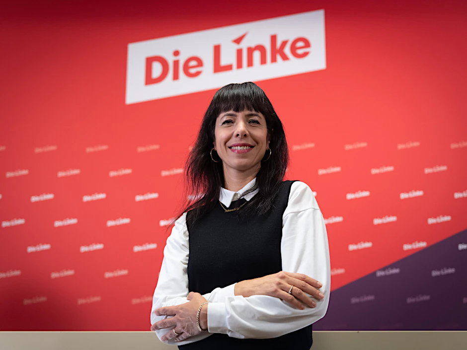 Elif Eralp, Spitzenkandidatin der Berliner Linken für die Wahl zum Abgeordnetenhaus