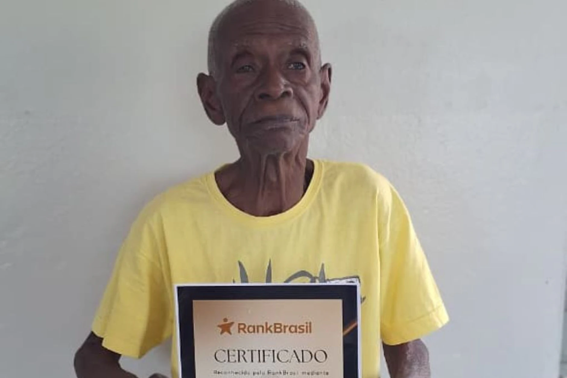 Luiz Carlos dos Santos wurde nun offiziell bestätigt, der älteste Mensch der Welt zu sein.