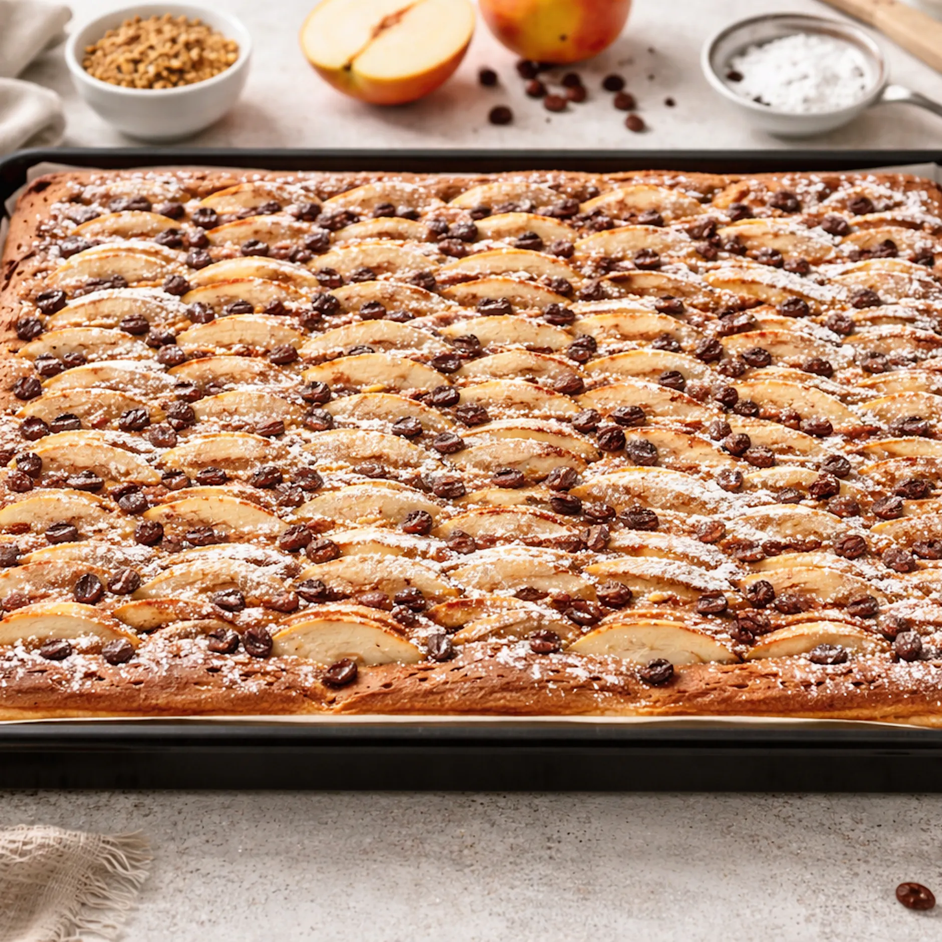 Dieser Apfelkuchen ist ein leckerer DDR-Klassiker und blitzschnell zubereitet