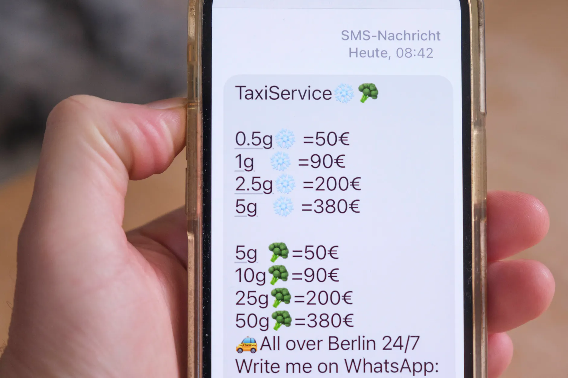 Die sogenannten Kokain-Taxis liefern Drogen auf Bestellung (Symbolfoto).