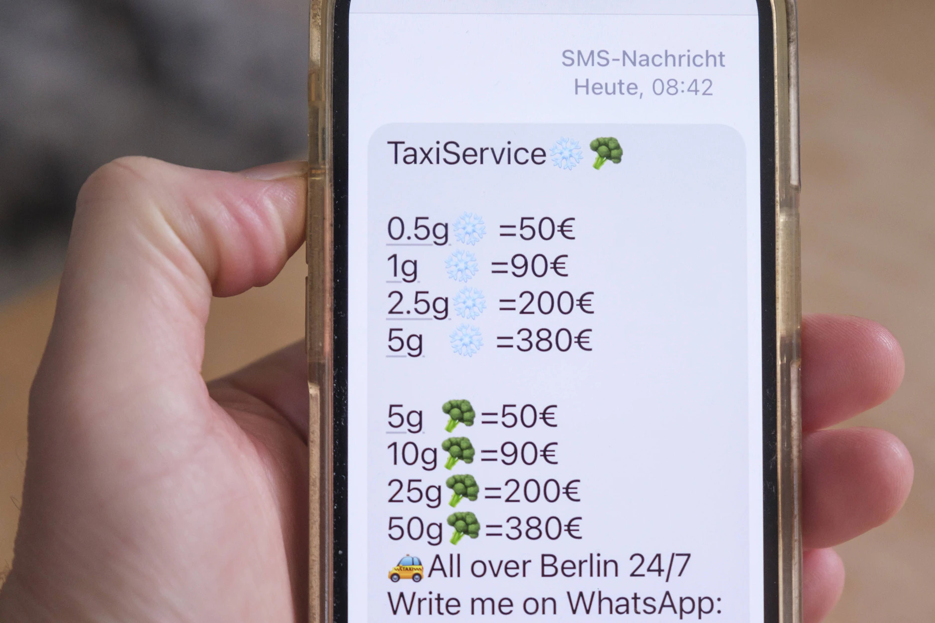 Die sogenannten Kokain-Taxis liefern Drogen auf Bestellung (Symbolfoto).