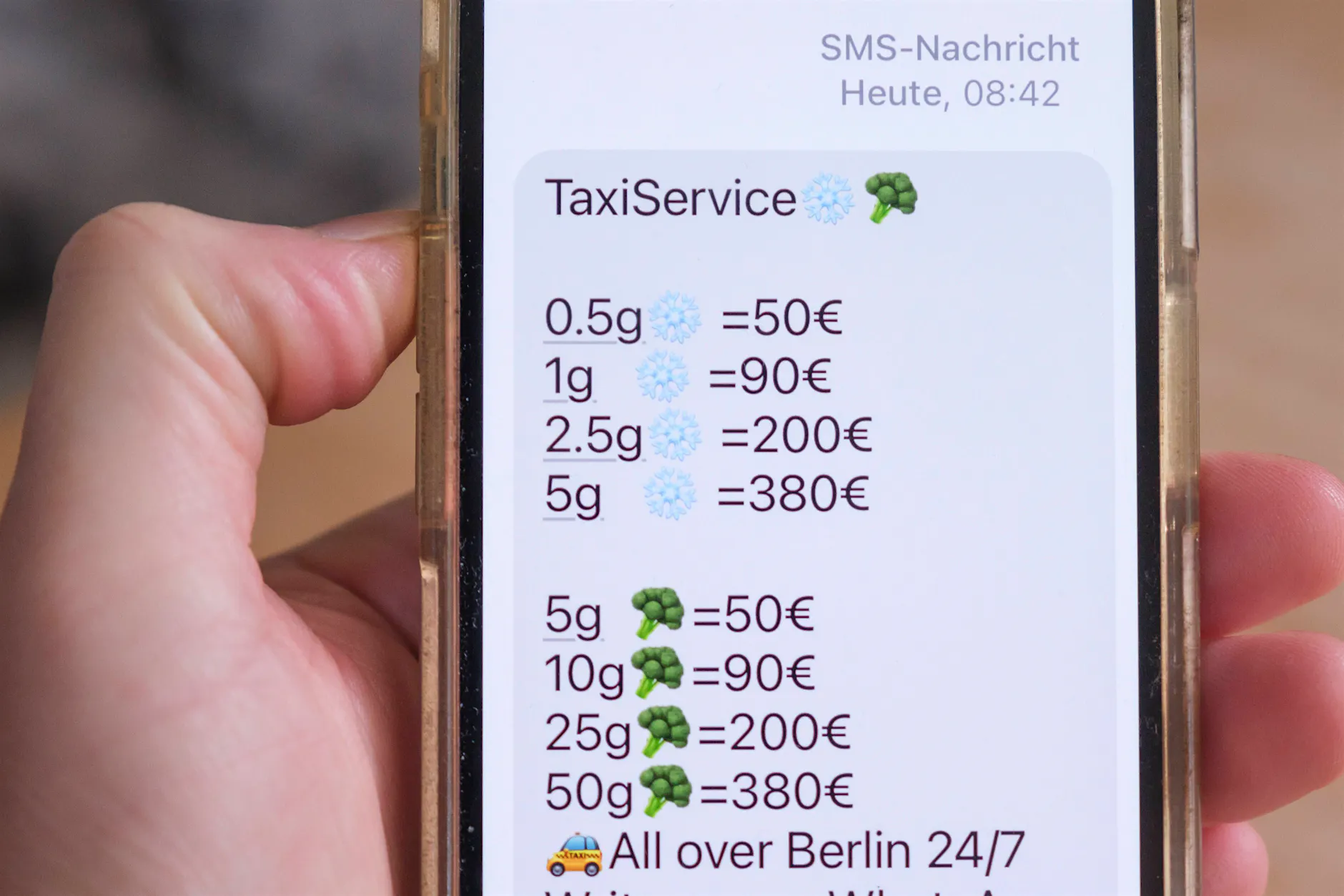 Kokain-Taxis aufgeflogen: Waffen, Ausweise, Silber sichergestellt