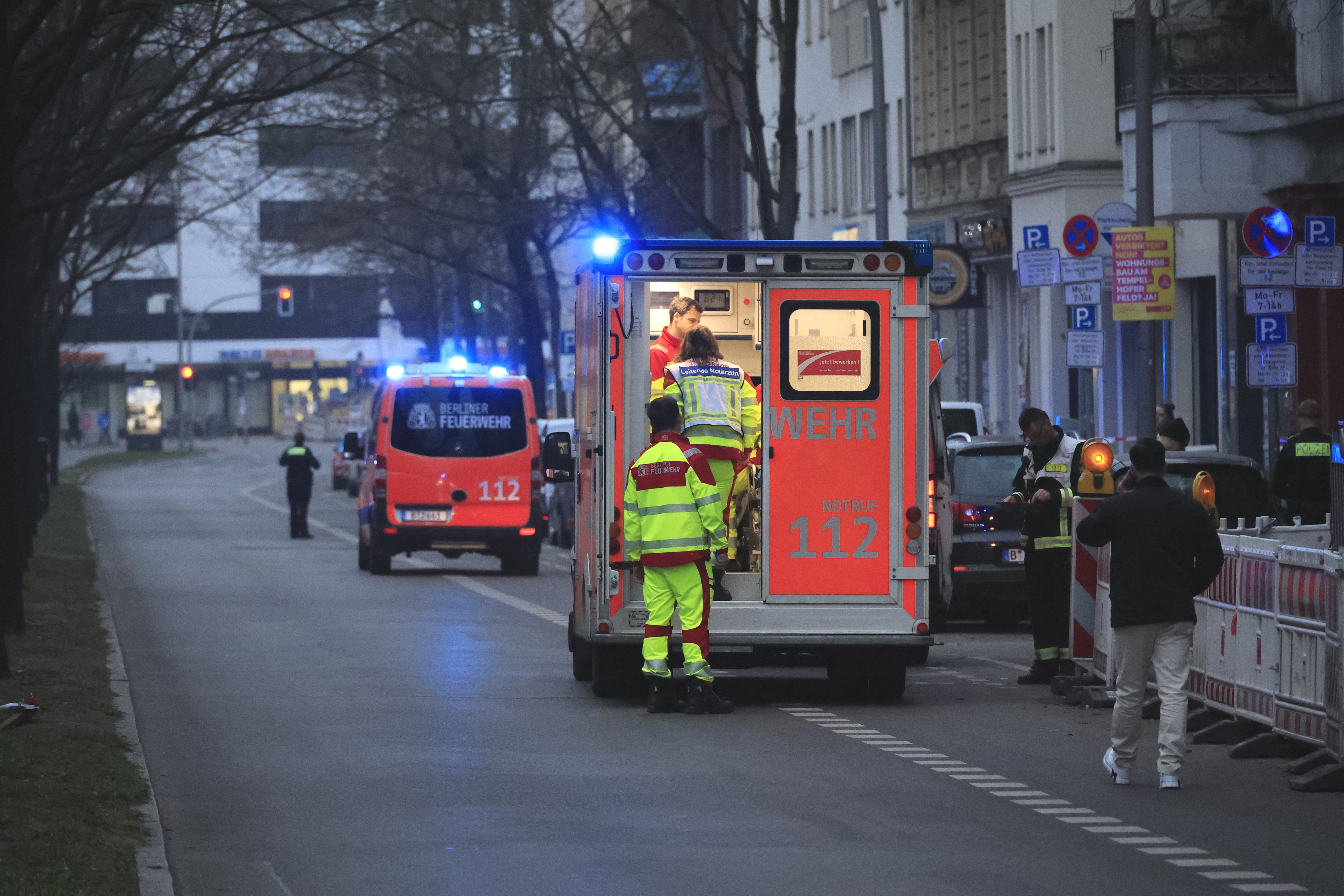 Schüsse in Berlin-Wilmersdorf: Mann vor Massagesalon schwer verletzt