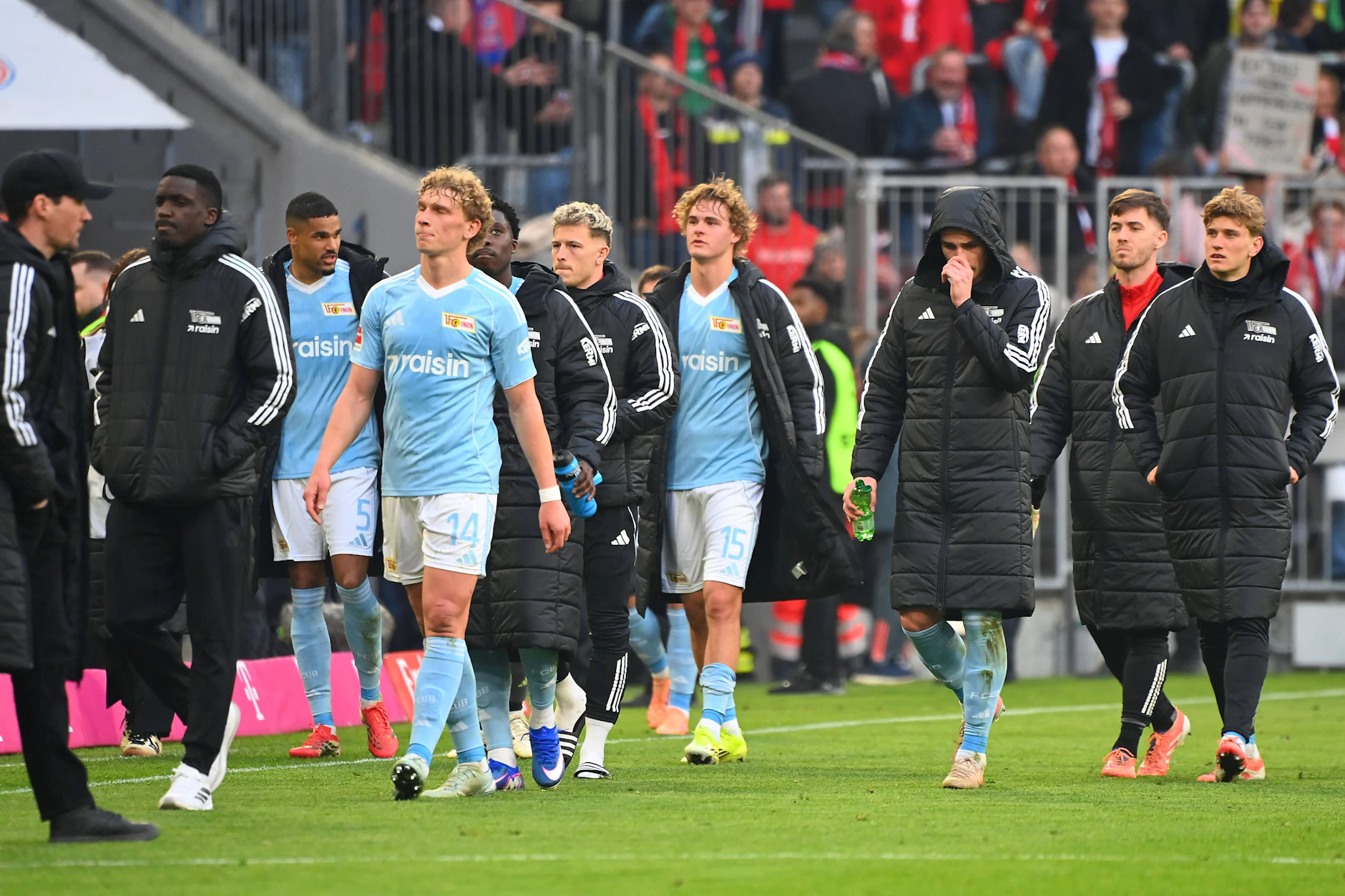 Das tat weh: Die Spieler des 1. FC Union Berlin hatten im Auswärtsspiel bei den Bayern keine Chance.