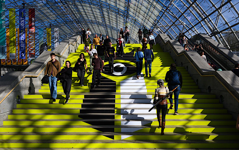 Die Leipziger Buchmesse hat in diesem Jahr zieht mehr als 300.000 Menschen angezogen.