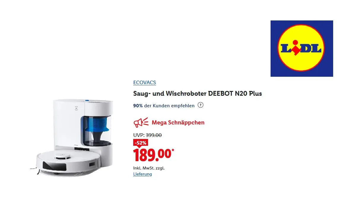 ECOVAGS Saug- und Wischroboter