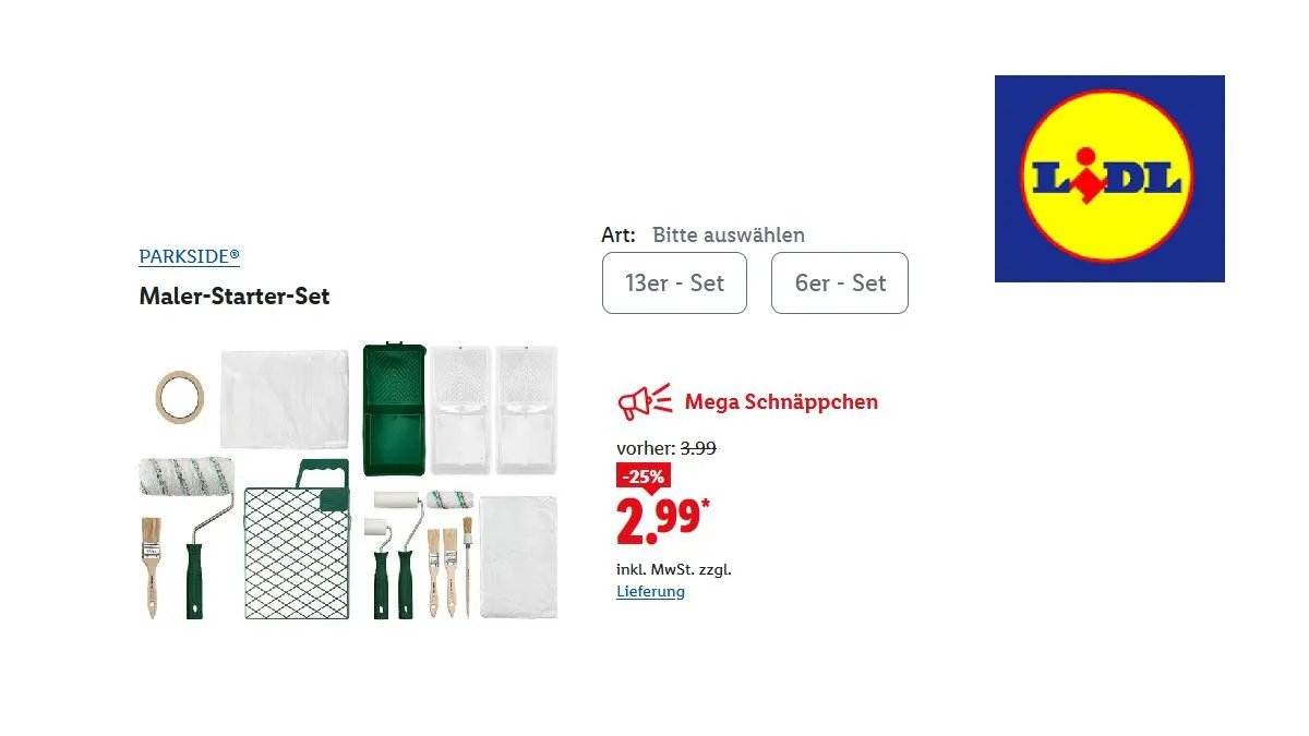 PARKSIDE Maler-Starter-Set