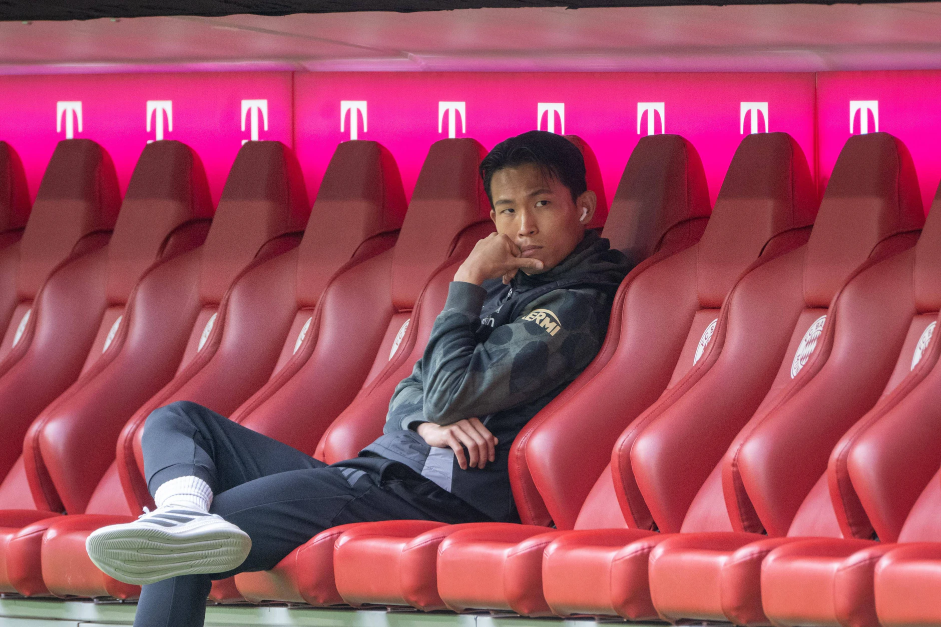 Woo-yeong Jeong saß beim Gastspiel des 1. FC Union Berlin in München erst mal nur auf der Bank.