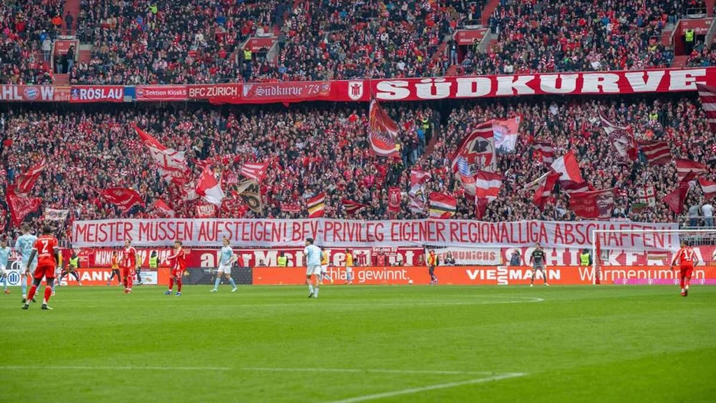 Politisches Signal: Bayern-Fans unterstützen Hertha und Union