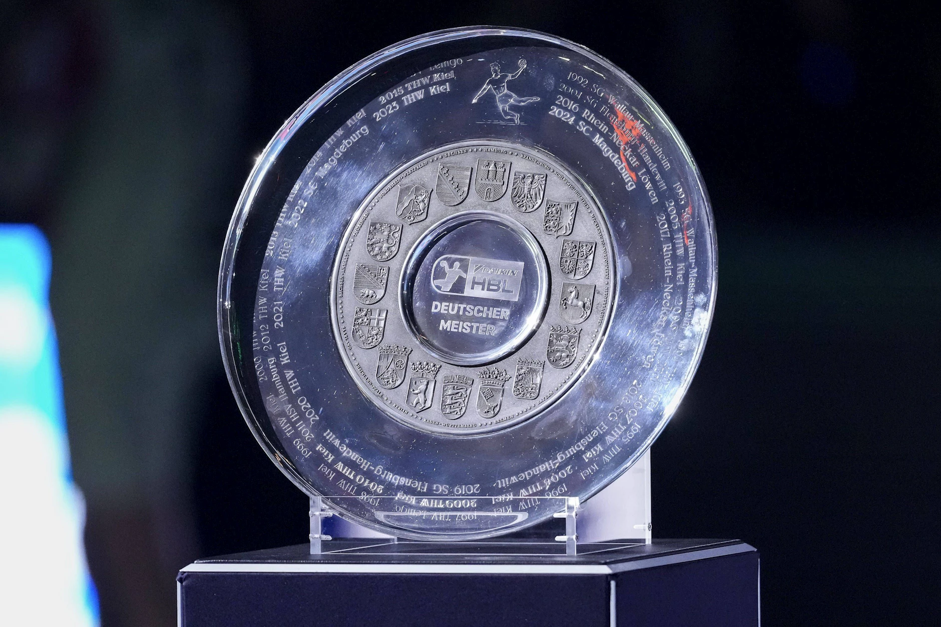 Diese Meisterschale war verschollen.