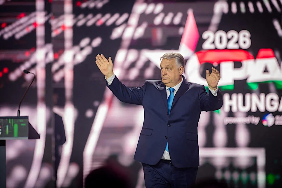 Ministerpräsident Viktor Orbán nutzte die CPAC in Ungarn für seinen Wahlkampf.