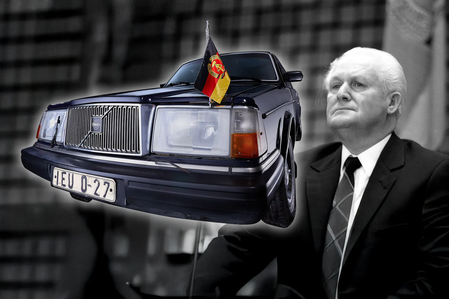Günter Mittag war Sekretär für Wirtschaft im ZK der SED. Er fuhr einen zur Limousine umgebauten und für ihn speziell ausgestatteten Volvo, der heute im DDR-Museum Berlin steht.