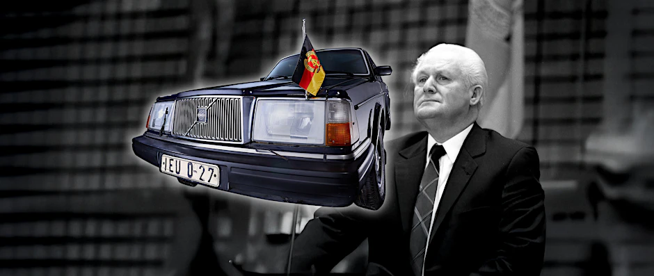 Günter Mittag war Sekretär für Wirtschaft im ZK der SED. Er fuhr einen zur Limousine umgebauten und für ihn speziell ausgestatteten Volvo, der heute im DDR-Museum Berlin steht.