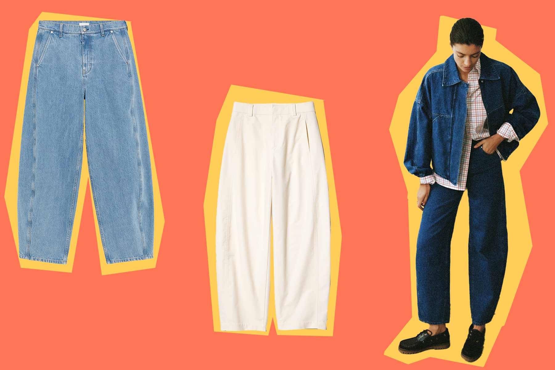 Skinny oder Baggy? Weder noch – die Barrel-Jeans ist jetzt der neue Hosentrend