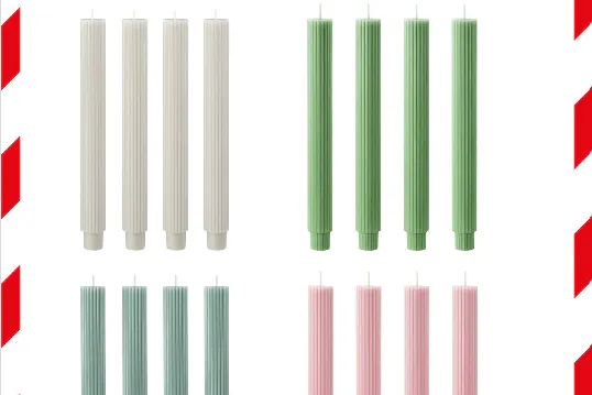 Ikea ruft SMÖJTRÄD-Lüsterkerzen zurück. Es besteht eine erhöhte Brandgefahr.