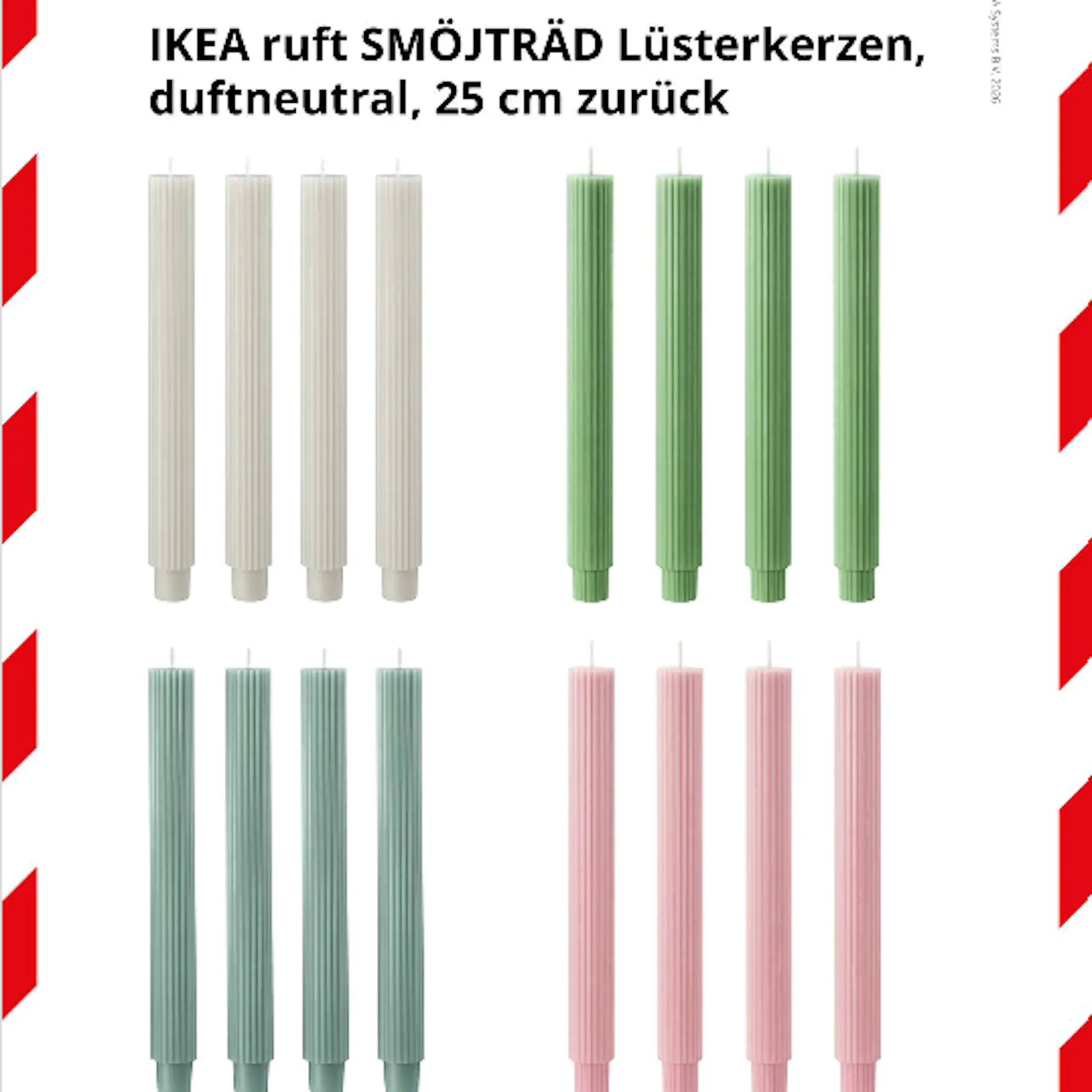 Produktrückruf bei Ikea: Überprüfen Sie Ihre Kerzen jetzt!