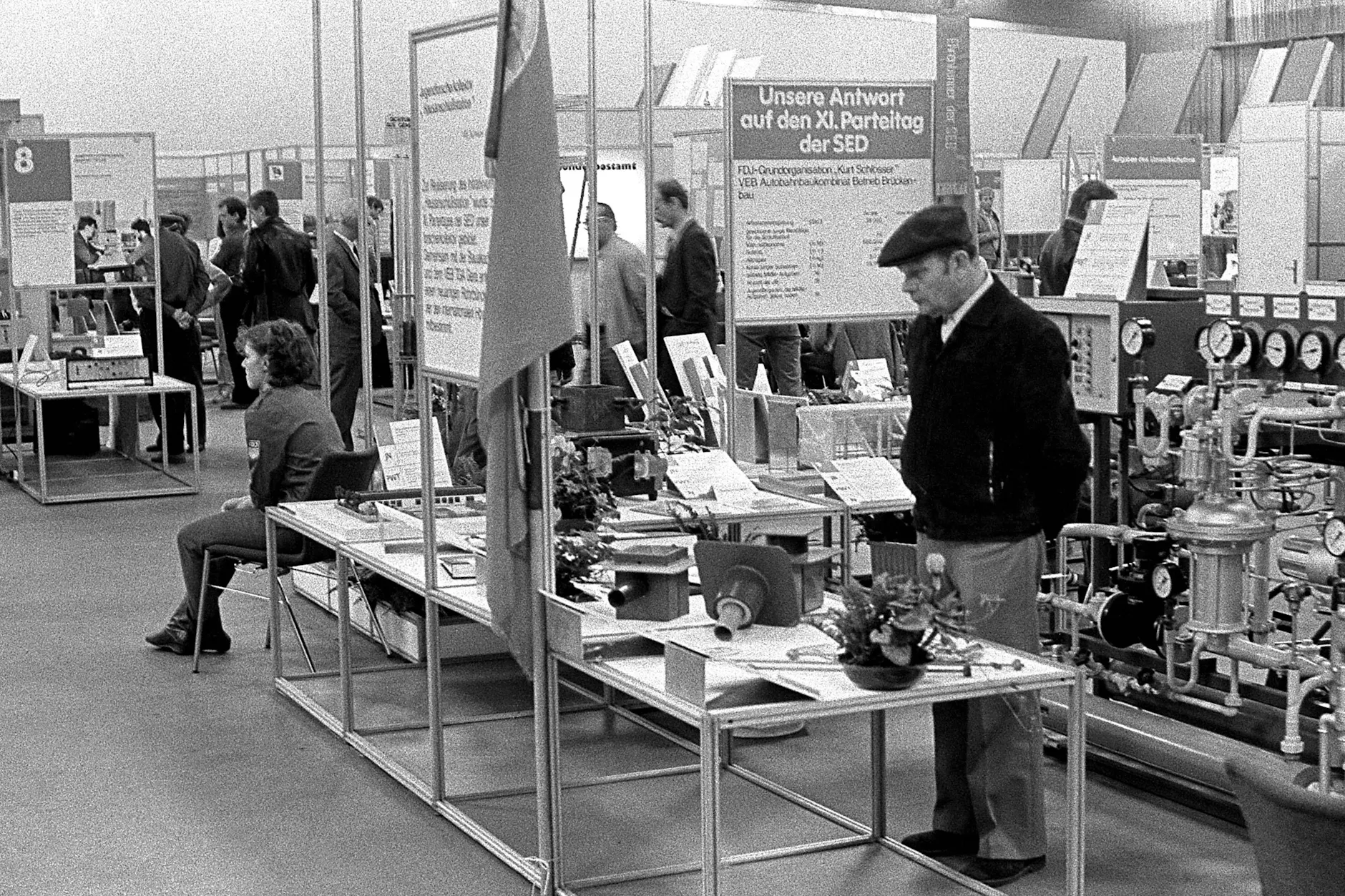 In der DDR sah man die Jugend auf eine glorreiche Zukunft zusteuern. Dafür stand auch die Messe der Meister von Morgen.