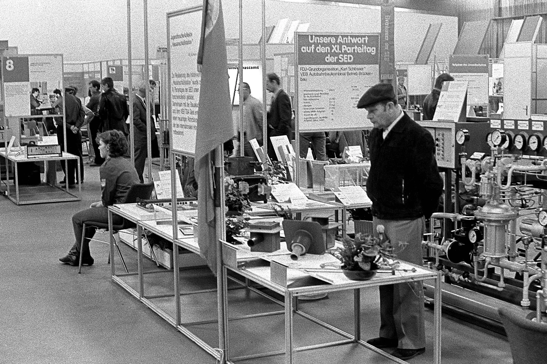 In der DDR sah man die Jugend auf eine glorreiche Zukunft zusteuern. Dafür stand auch die Messe der Meister von Morgen.