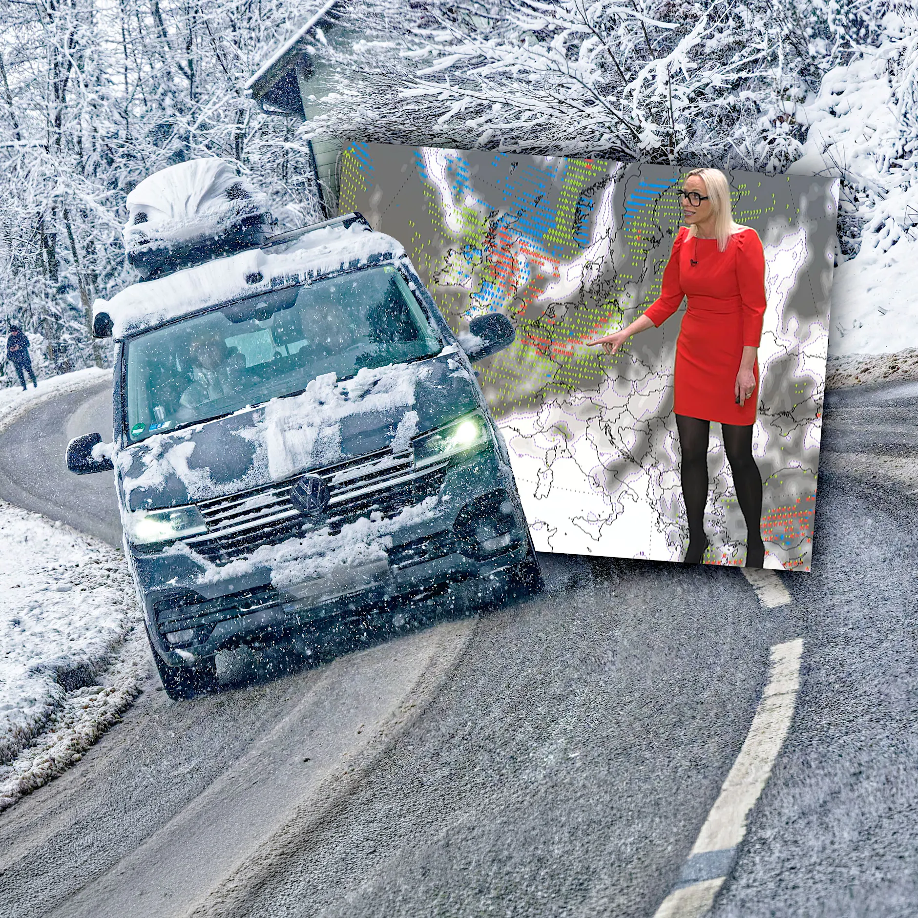 Schnee und minus 35 Grad! Das steckt hinter der krassen Eiseskälte