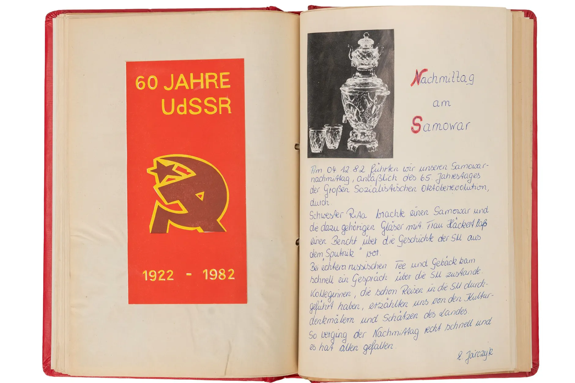 Auch aus der damaligen Sicht wichtige Feiertage und Aktionen zu besonderen Anlässen wurden in den Brigadetagebüchern dokumentiert.