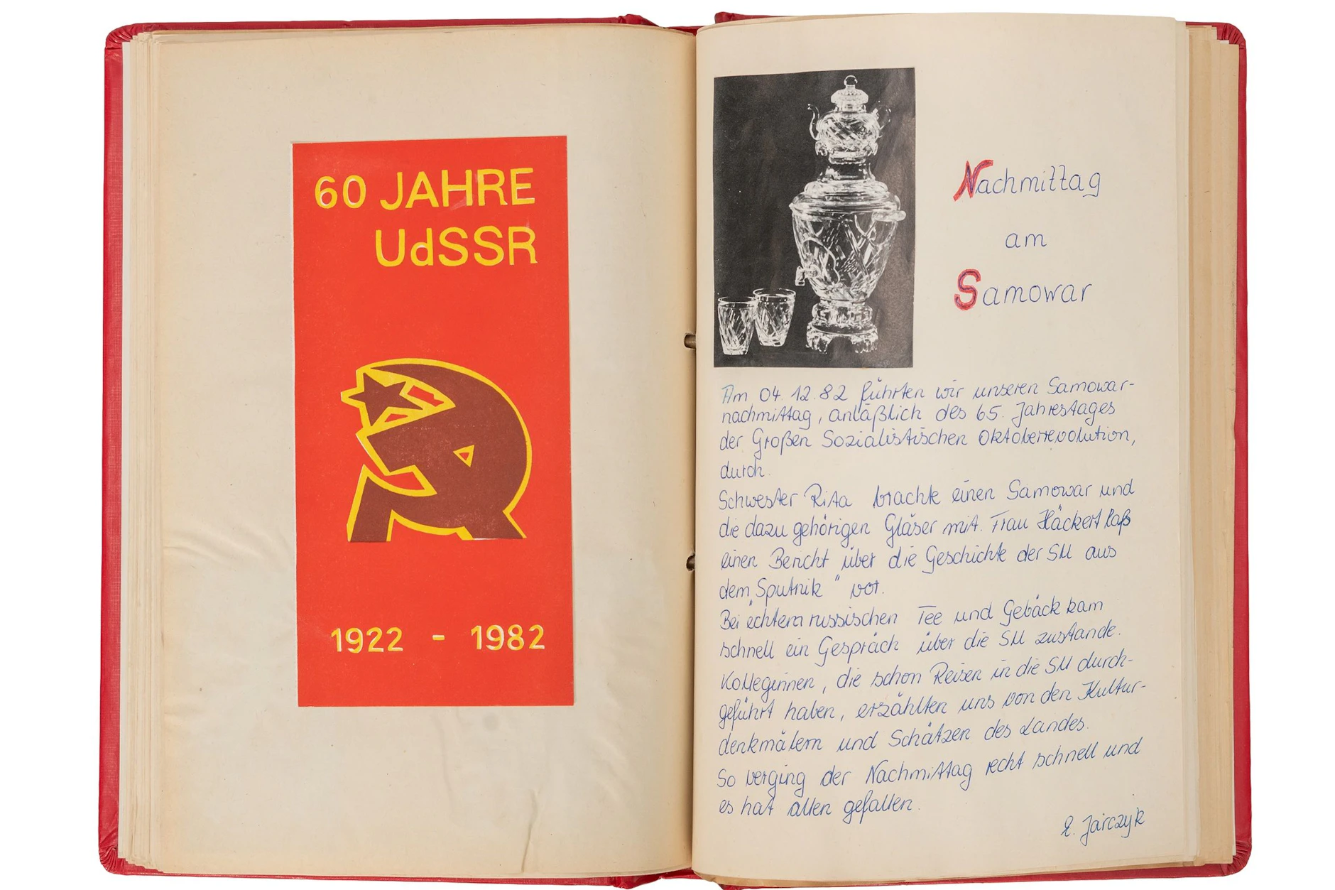 Auch aus der damaligen Sicht wichtige Feiertage und Aktionen zu besonderen Anlässen wurden in den Brigadetagebüchern dokumentiert.