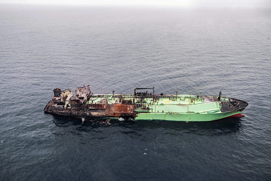 Der russische Flüssiggastanker Arctic Metagaz trieb zuletzt vor der lybischen Küste.