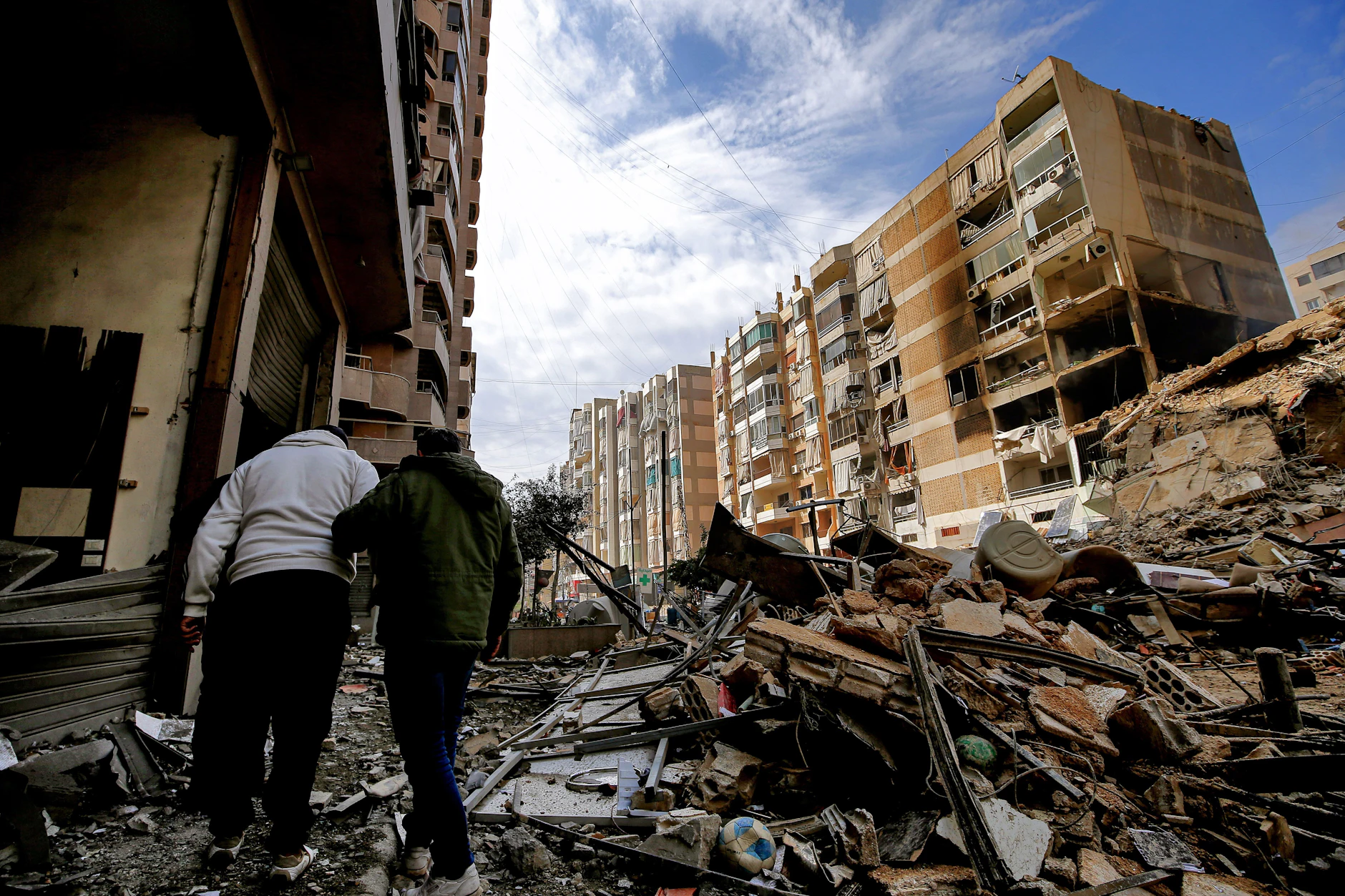 Die Bilder aus dem Südlibanon erinnern Beobachter an die Zerstörungen im Gazastreifen.