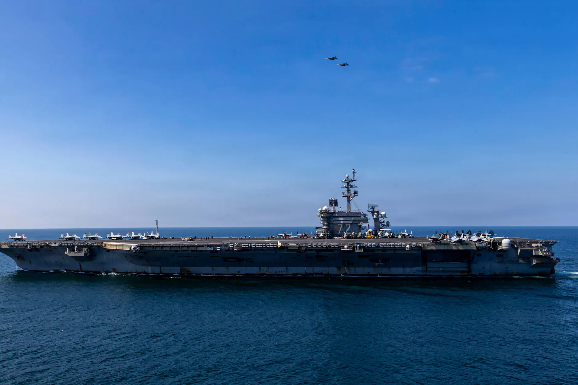 Der US-Flugzeugträger USS Abraham Lincoln