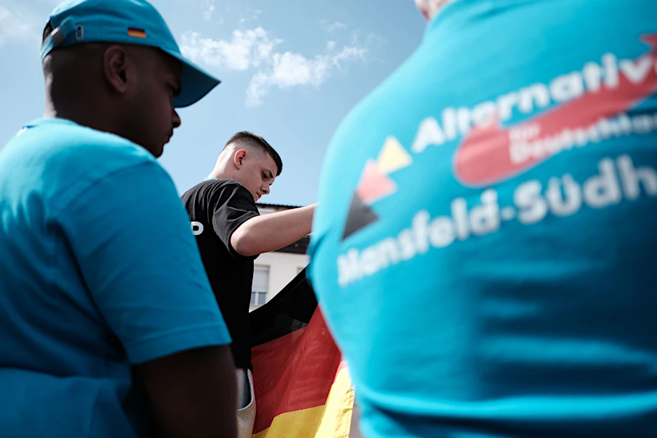 AfD-Wahlveranstaltung 2024 in Thüringen: Ist Blau das neue Schwarz?