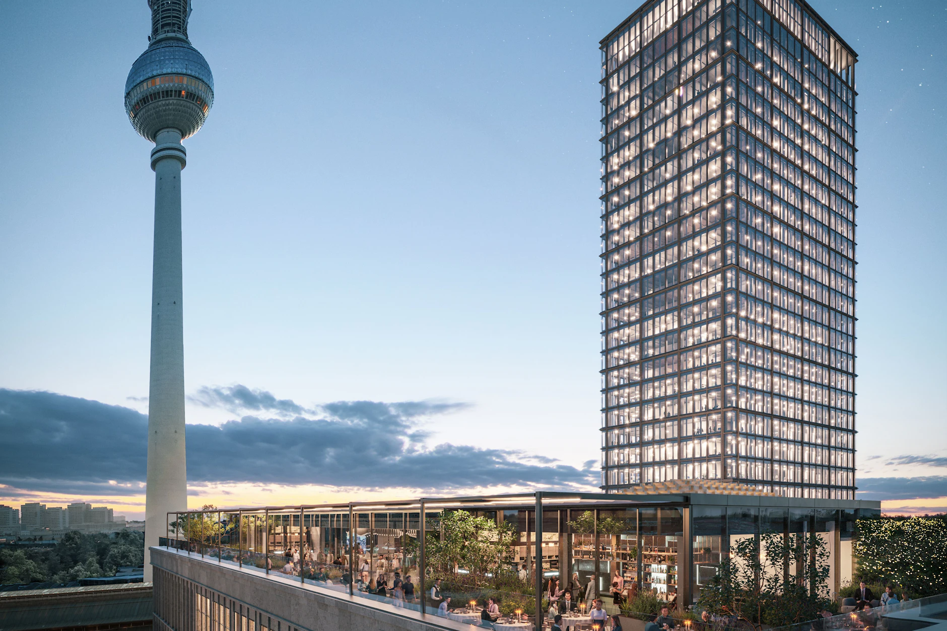 Der Wolkenkratzer am Alex: So soll er einmal aussehen.