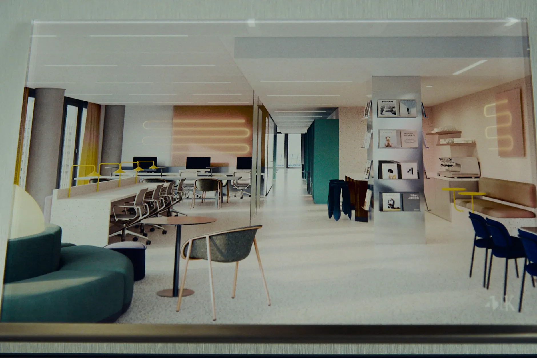 So schick können die Büros im Alex-Wolkenkratzer aussehen.