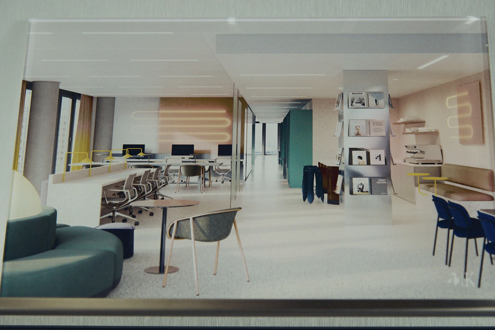 So schick können die Büros im Alex-Wolkenkratzer aussehen.